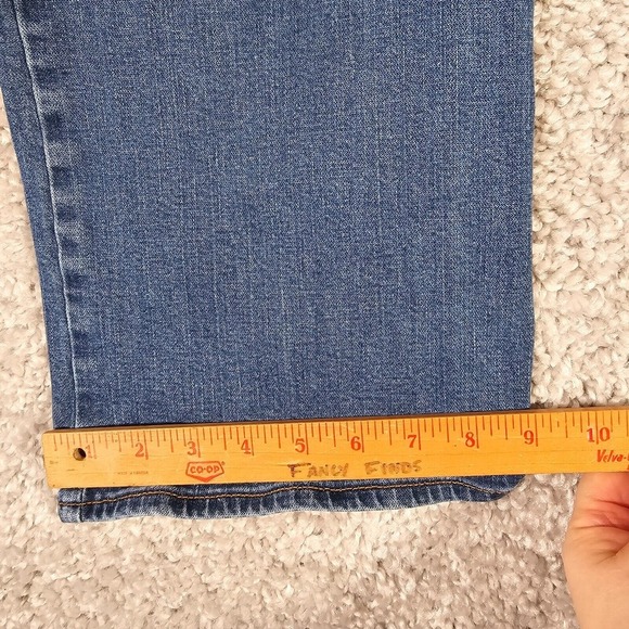 Wrangler Mens Bootcut Jeans 36x32 [Fits 34x31] Blue Relax Workwear Western Rodeo - Picture 8 of 16